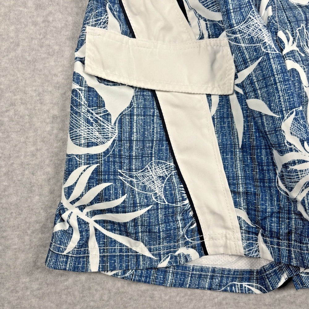Y2K Ocean Pacific OP Men's L 36/38 Blue Swim Trunks Board Shorts Surfer-NEW - Picture 2 of 15
